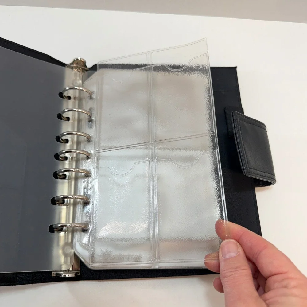Day-Timer Personal Organizer Desk Size Black‎ Planner 7-Ring Binder Navigator